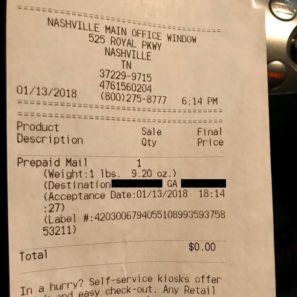 Shipping proof - Picture 2 of 2